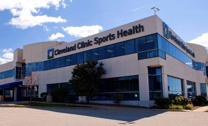 cleveland clinic sports health center.